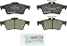 Bosch BC1095 QuietCast Premium Ceramic Disc Brake Pad For: Chevrolet Cobalt; Ford C-Max, Escape, Focus, Transit Connect; Jaguar; Mazda; Pontiac; Saab; Saturn; Volvo, Rear