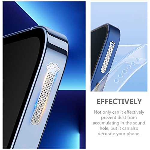 40 Unidades Adesivo De Pó De Garra De Gato Adesivos De Rede De Alto-falante De Telefone Malha De Alt