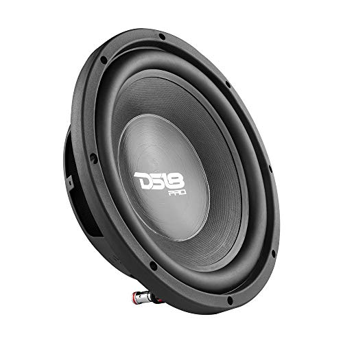 DS18 PRO-W10.2SNEO 10" Neodymium Woofer Loudspeaker Water Resistant Cone, 800W Max Power 2 Ohm SVC - Perfect for Motorcycle Applications (1 Speaker)