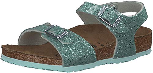 Birkenstock Mädchen Rio Plain Birko-Flor Sandale, Cosmic Sparkle...