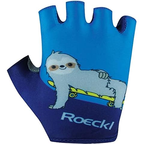 Roeckl Trient Kinder Fahrrad Handschuhe kurz blau 2023: Größe: 5 Cover
