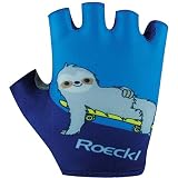 Roeckl Trient Kinder Fahrrad Handschuhe kurz blau 2023: Größe: 6