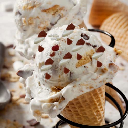 Fine Crushed Candy Dessert Toppings, Bulk Candies For Ice Cream, Cookies, Cupcakes, Pack Of 2 (S'mores) #TOP2