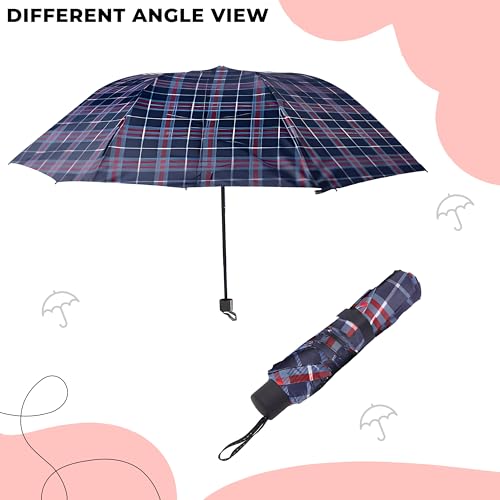Image of Kraptick Printed Travel Umbrella for Rain, UV, Wind Proof, Water-Proof Umbrella for Men /Women /Boys /Girls /Kids (UMBR-02)