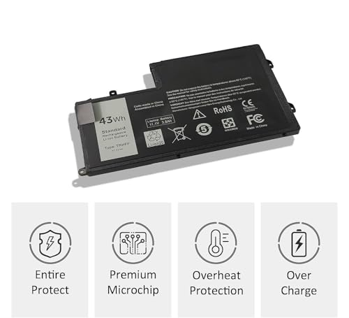 Image of WISTAR 5547 /TRHFF Laptop Battery for Dell Latitude 3450 3550 i5547-3750SLV Latitude 14 3450 15 3550 E3450 E3550 DL011307-PRR13G01 1V2F6 0PD19 P39F Laptop Battery