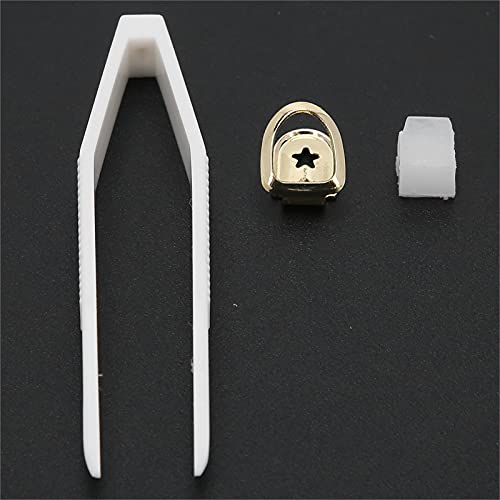 Zyyini Dentes de hip hop, oco único hip hop oco dente falso festival de Halloween Hip Hop decoração