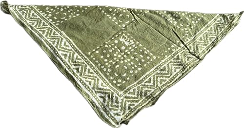 100% Cotton Bandanas, Bohemian Style Cotton Neck Scarf, Boho Soft Cotton Bandana, Cotton Neckerchief, Cotton Square Scarf gift handker Winter/summer style scarf block print bandana face mask multi use2