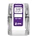 Brother Genuine CZ-1001 3/8" (0.37") 9mm Wide x 16.4 ft. (5 m) Long Label roll Featuring Zink Zero Ink Technology