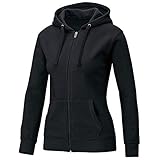 JAKO Damen Kapuzenjacke Team 6833, Farbe:schwarz, Größe:36