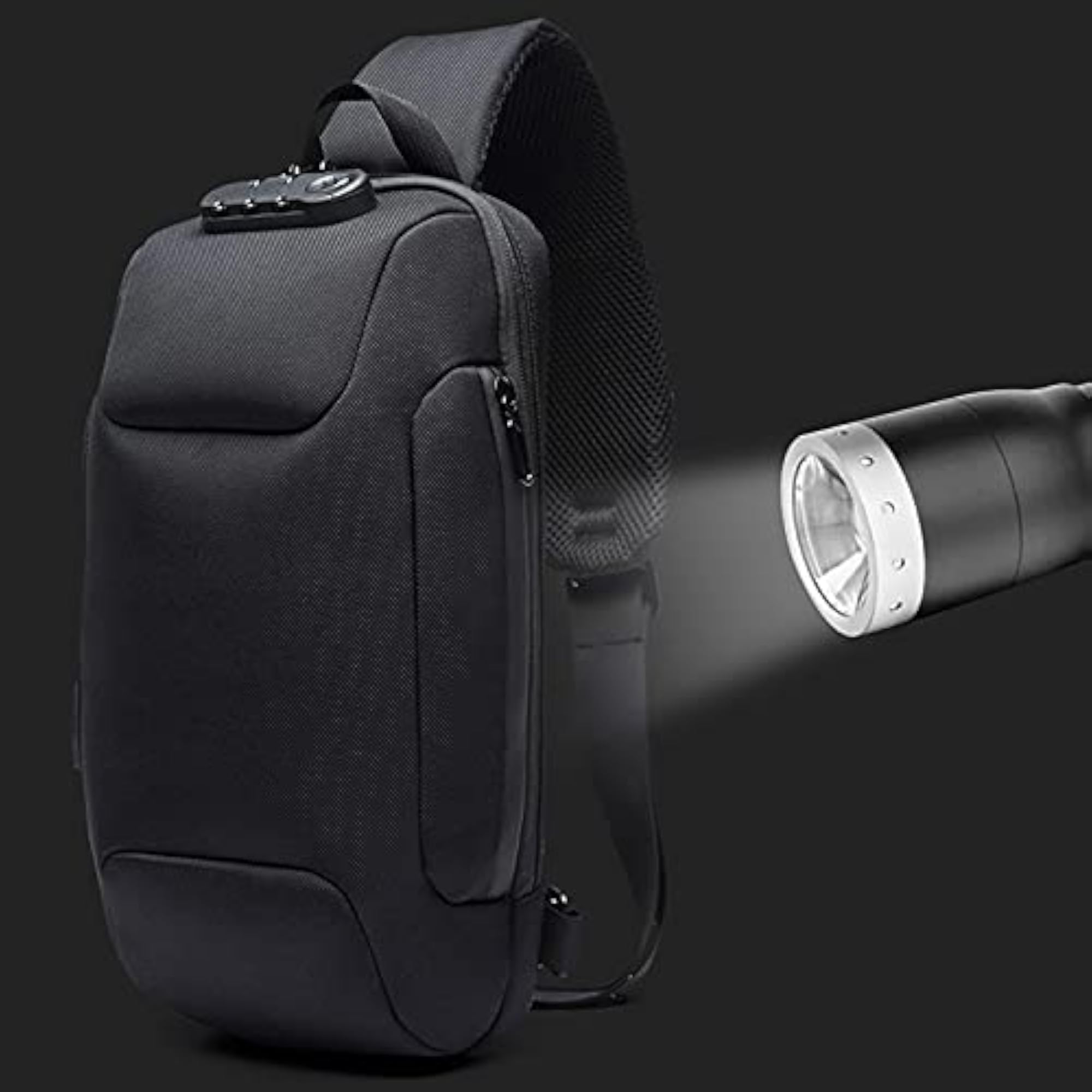 Portable Lightweight Men Sling Bag, Theft-Proof Design