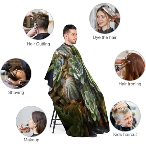 Capa para Corte de Pelo Cactus Multiflesh 66.9x56.7 Pulgadas miniatura 3