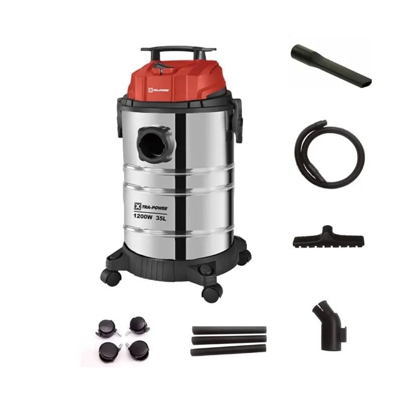 Xtra-Power 1200W 35L Wet & Dry Vacuum Cleaner Stainless Steel | 1200W Motor, 35L Capacity-image-23