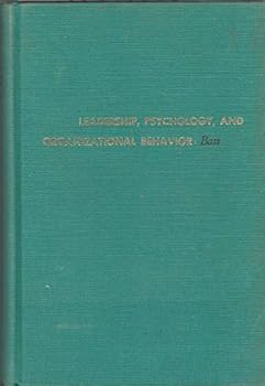 Hardcover Leadership, psychology, and organizational behavior Book