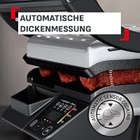 Tefal OptiGrill One intelligenter Kontaktgrill, Technologie zur Messung der Dicke des Grillguts, 3 automatische Programme, einfache Reinigung, spülmaschinenfeste Antihaftplatten, Grau, GC7Q0DE0 – Ansicht 3