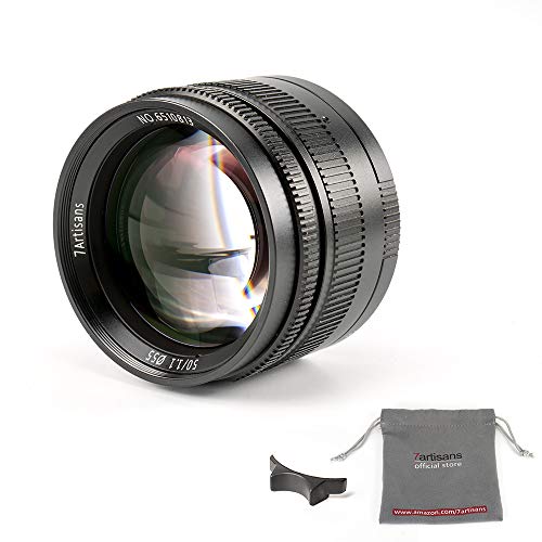 7artisans 50mm F1.1 Leica M Mount Fixed Lens for Leica M-Mount Cameras Like Leica M-M Leica M240 Leica M3 Leica M6 Leica M7 Leica M8 Leica M9 Leica M9p Leica M10 (Black)