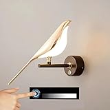MEVZHH Lampes murales, lumière murale intérieure avec interrupteur, 10 Wpada pour oiseau Dimmabilepada de lit pivotant, Metacriliconi Chambre murale, lumière Notturnar Garçons Filles Chambre
