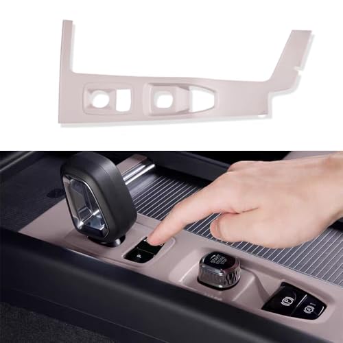 Image of Silicone Material Cup Holder Coaster for Volvo 2026 XC60 Center Console Gear Shift Protector, Automotive Accessories (2026 XC60 Centre Console Pad - Cardamom)