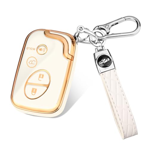 Image of MILD EAST for Lexus Key Fob Cover with Keychain | Compatible with 2009-2015 Lexus RX350 RX450 GX460 LX570 CT200h ES350 GS300 GS430 GS450h GS460 IS250 IS350 LS460,TPU