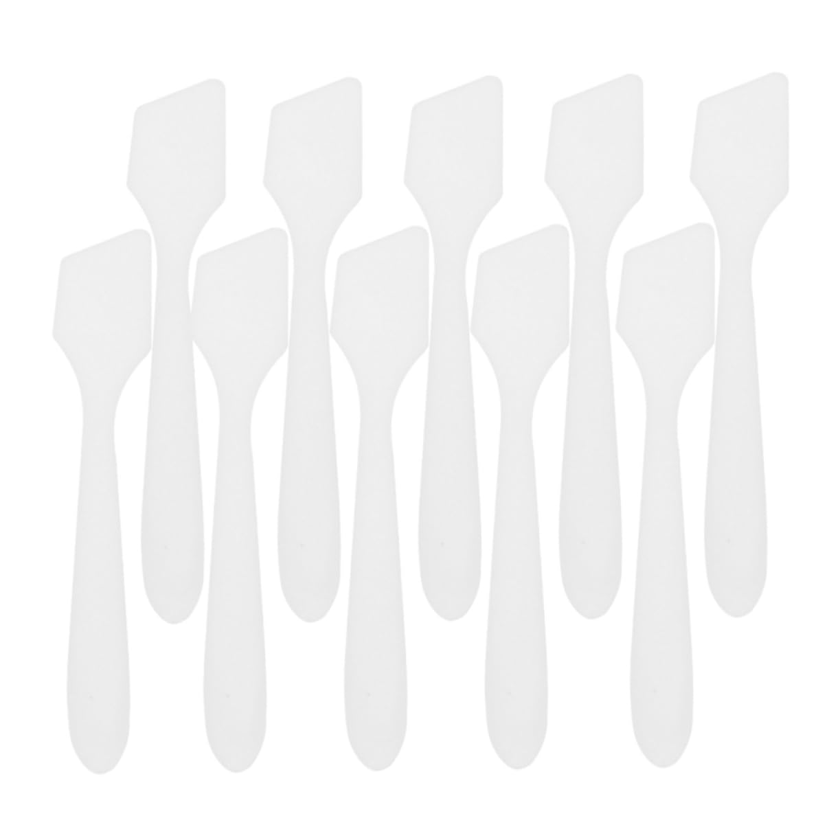 Ipetboom 450 Pcs Mask Scraper Eyebrow Tweezers Kit Mini Spoon Spoons Skin Care Tool Skincare Tools Makeup Bottle Spatula Small Face Spoon Lip Spatula Small Shampoos Fan for Facials White Pp