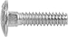 Hillman 240054 Carriage Bolt, 1/4 x 5-Inch, Steel, Zinc-Plated, Silver, 100-Pack