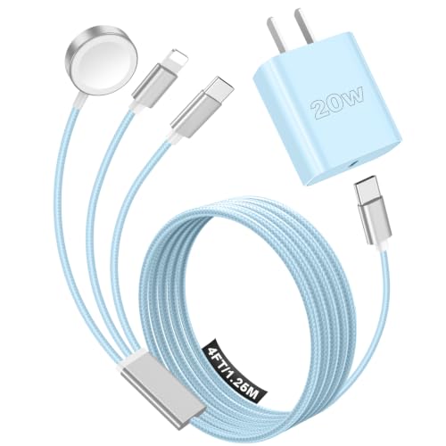 Image of Travel Essentials Multi Charging Cable with 20W Charger Block