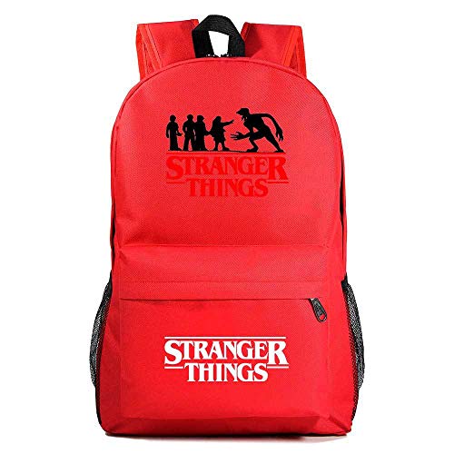 Preisvergleich Produktbild Synona Stranger Things Rucksack Lässig Schulrucksack Laptop Rucksack Multifunktionaler Tagesrucksack Leichte Reisetasche