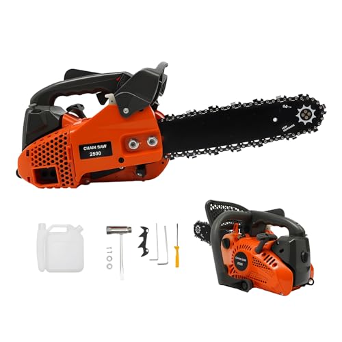 JAYGOVAN 25.4cc 2-Stroke Top Handle Gas Chainsaw 12...