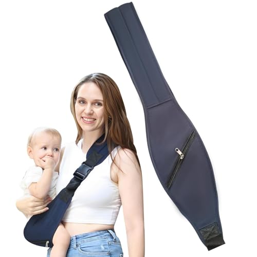 Zibeem Babytrage,Babytrage Neugeborene bis Kleinkinder | Bequeme Babytrage mit Hüftsitz - Tragbare Hüfttrage für Babys, multifunktionale Tush-Babytrage zum Freisprechen
