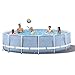 Produktbild Aufstellpool Frame Pool, Frame Pool rund mit stabilem Stahlrahmen, Blau, 366cmX76cm