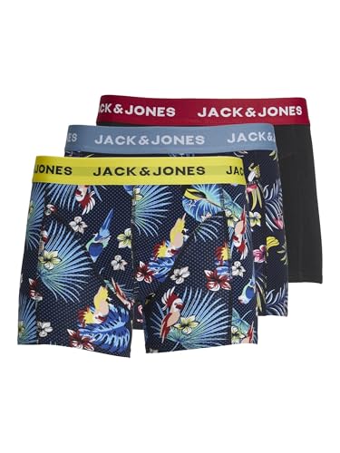 JACK & JONES JACFLOWER Bird Trunks 3 Pack NOOS