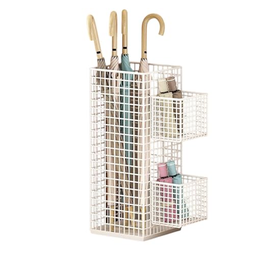 Porte-parapluie d'intérieur compact avec structure métallique antirouille durable