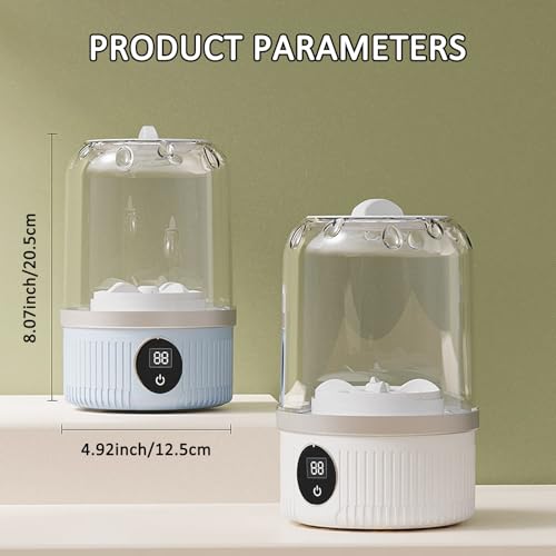 Wireless Underwear Mini Smart Laundry Cup, Small Washing Machine Portable, Rechargeable Compact Cordless Electric Laundry Machine, Travel Camping Washing Machine for Socks Underwear - Image 7