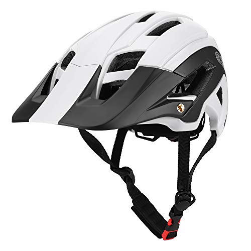 Lixada Adult Bike Helmet 16 Vents Lightweight Mountain Bike Helmet with Detachable Visor