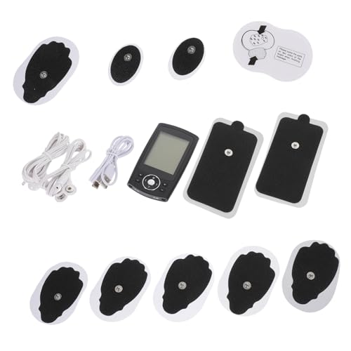 GARVALON 1 Juego masajeador massage masajes masageador electroestimulador electrapy relajación unidad de masaje de estimulador muscular para el el plastico