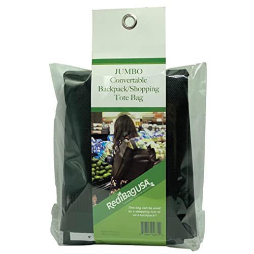 Reusable Convertible Backpack Shopping Tote Jumbo Size3