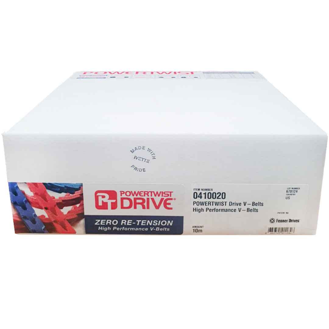 Fenner Drives 0410020 Z/10 - Cinghia trapezoidale in poliestere/poliuretano, sezione Z, larghezza superiore 10 mm, lunghezza complessiva 33 '