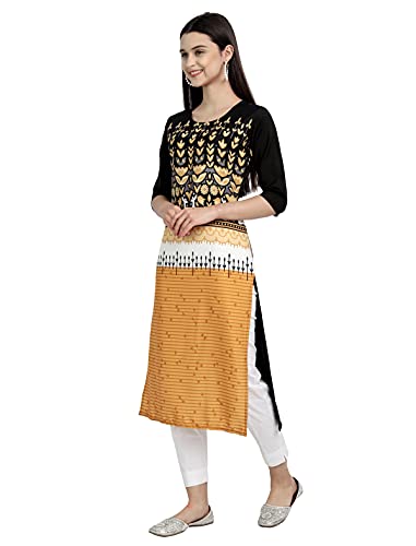 Image of Women's Crepe Regular Kurta