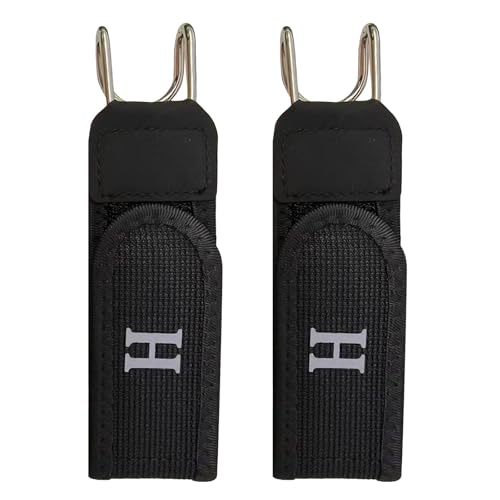 Image of 2 Pcs Buckleless Belt Hook Tactical Metal Hook Elastic Belt Unisex Buckle-Less Invisible Waist Belts for Work And Edc
