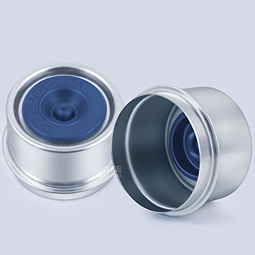 Bouchon anti-poussière 52 mm en caoutchouc bleu capuchon de graisse XIKE pour remorque