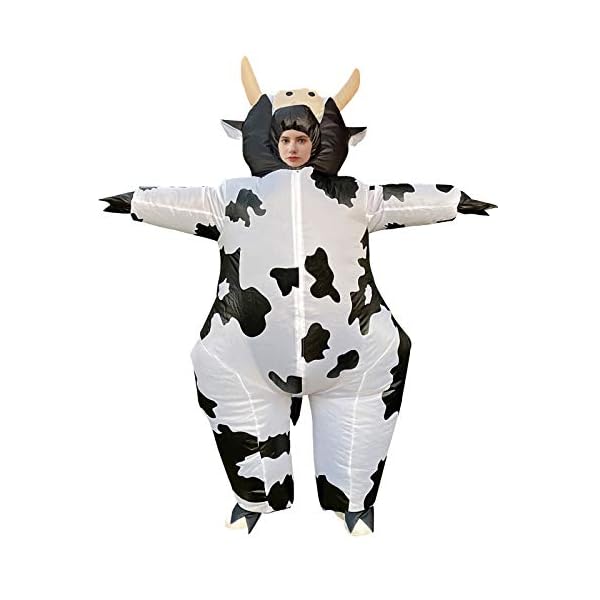 Arokibui inflatable cow costume for women funny blow up costume for cosplay party festival halloween costume adult size - image 3
