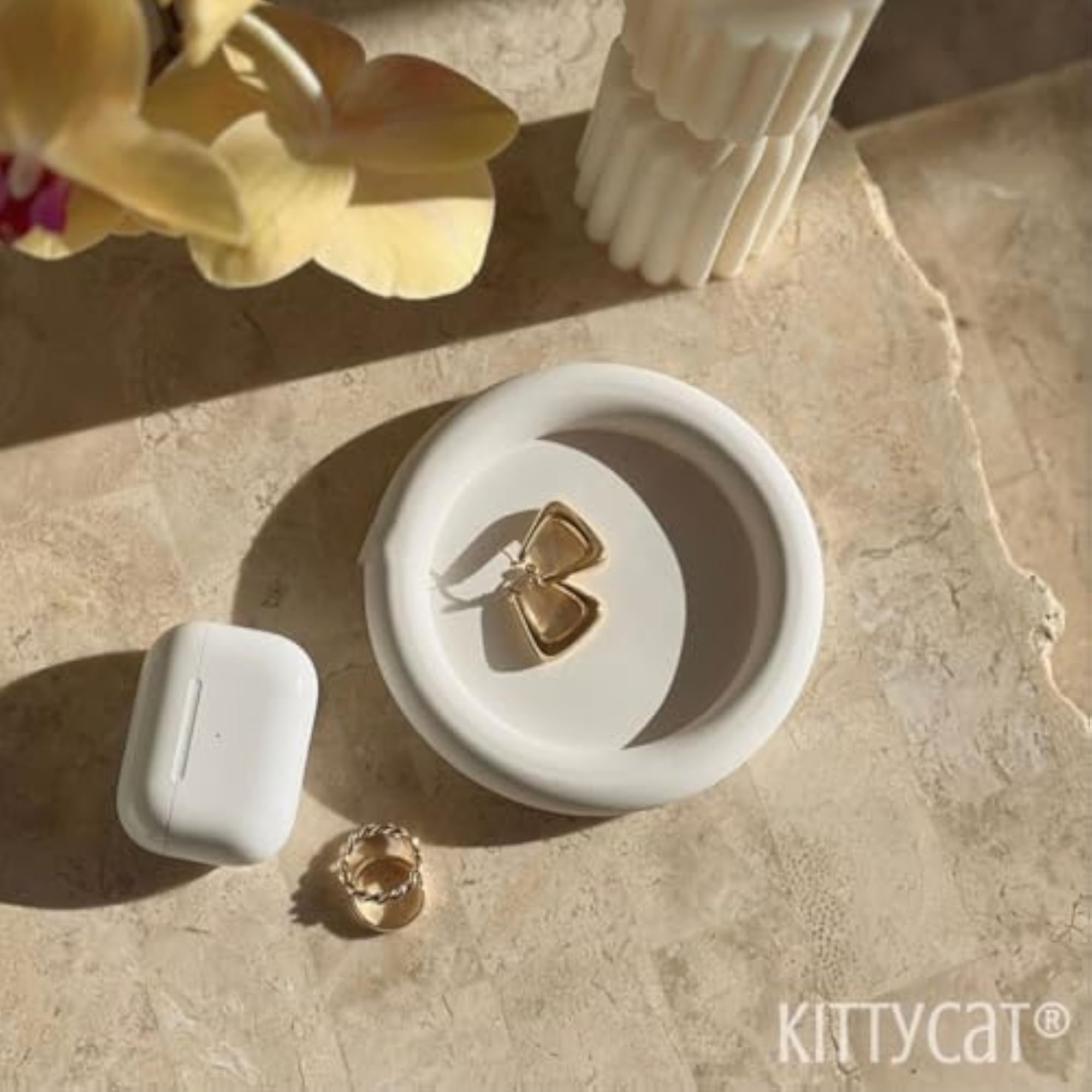 Minimalist Ceramic Jewelry Dish, Ring Holder