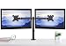 Stand Steady Dual Monitor Desk Mount Stand | Height Adjustable 2 Monitor Stand with Full Articulation and Desk Clamp | VESA Mount Fits Most LCD/LED Monitors 13-32 Inches (2 Arm Clamp)