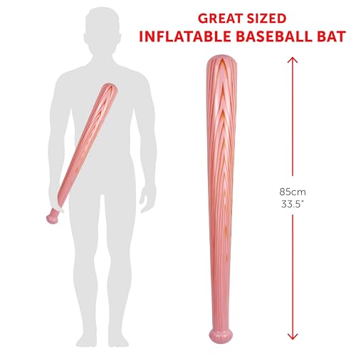 I LOVE FANCY DRESS Adults Shaun Zombie Killer Costume - Inflatable Baseball Bat, Red Tie, Name Tag Sticker, Fake Blood - Mens Womens TV Film Character Halloween Costume - Image 6