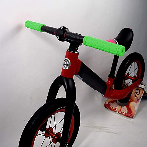 Rocutus 4 Pair Bike Handlebar Grips,Non-Slip Rubber Mushroom Bicycle Grips,Perfect For Scooter Cruiser Seadoo Tricycle Wheel Chair Mountain Road Urban Foldable Bike Mtb Bmx (White,Red,Green,Yellow) #TOP4