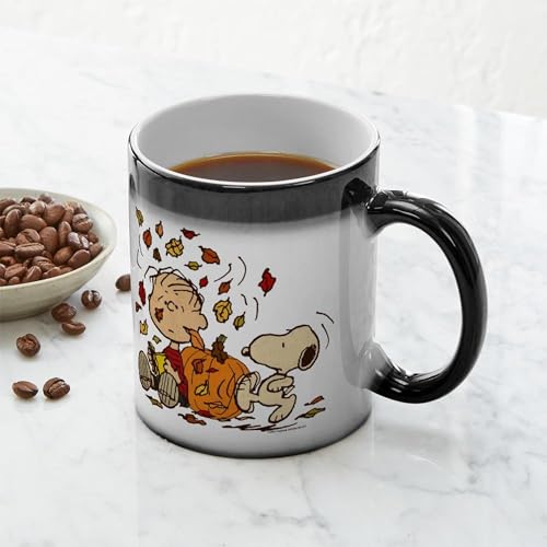 Taza mágica de cerámica 11 oz para café o té miniatura 6