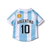 Dog Jersey Puppy Soccer Jersey - Stretch Breathable Summer Pet Shirts Sportswear Pet Clothes