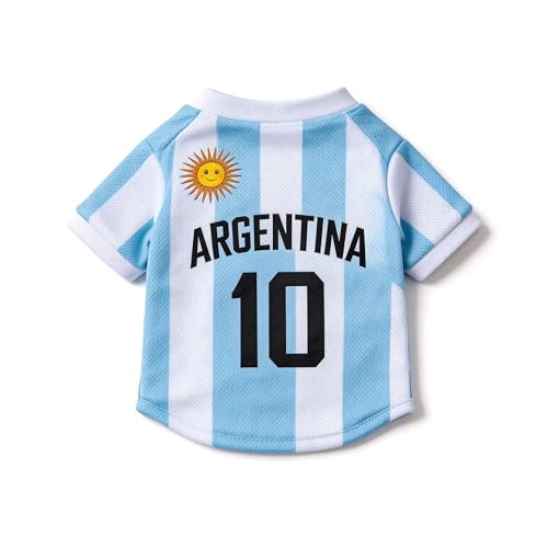 Dog Jersey Dog Soccer Jersey - Stretch Breathable Summer Dog Shirts Dog Clothes by FANGZHIDI - Used condition - US$8.24