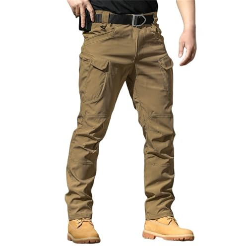 Flexcamo - Tactical Waterproof Pantspants, Stretch Lightweight Work Pant Multi Pockets, Lightweight EDC Hiking Work Pants