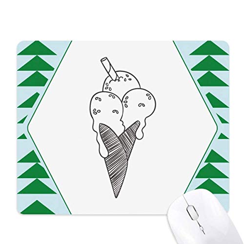 Tapis de souris green pine tree tapis en caoutchouc idéal pour le télétravail et bureau