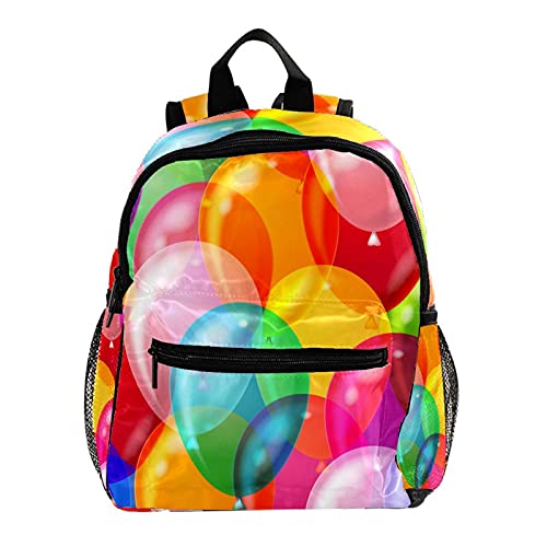 Sac à dos pour garçons et filles motif ballon coloré de 30,5 cm pour la rentrée